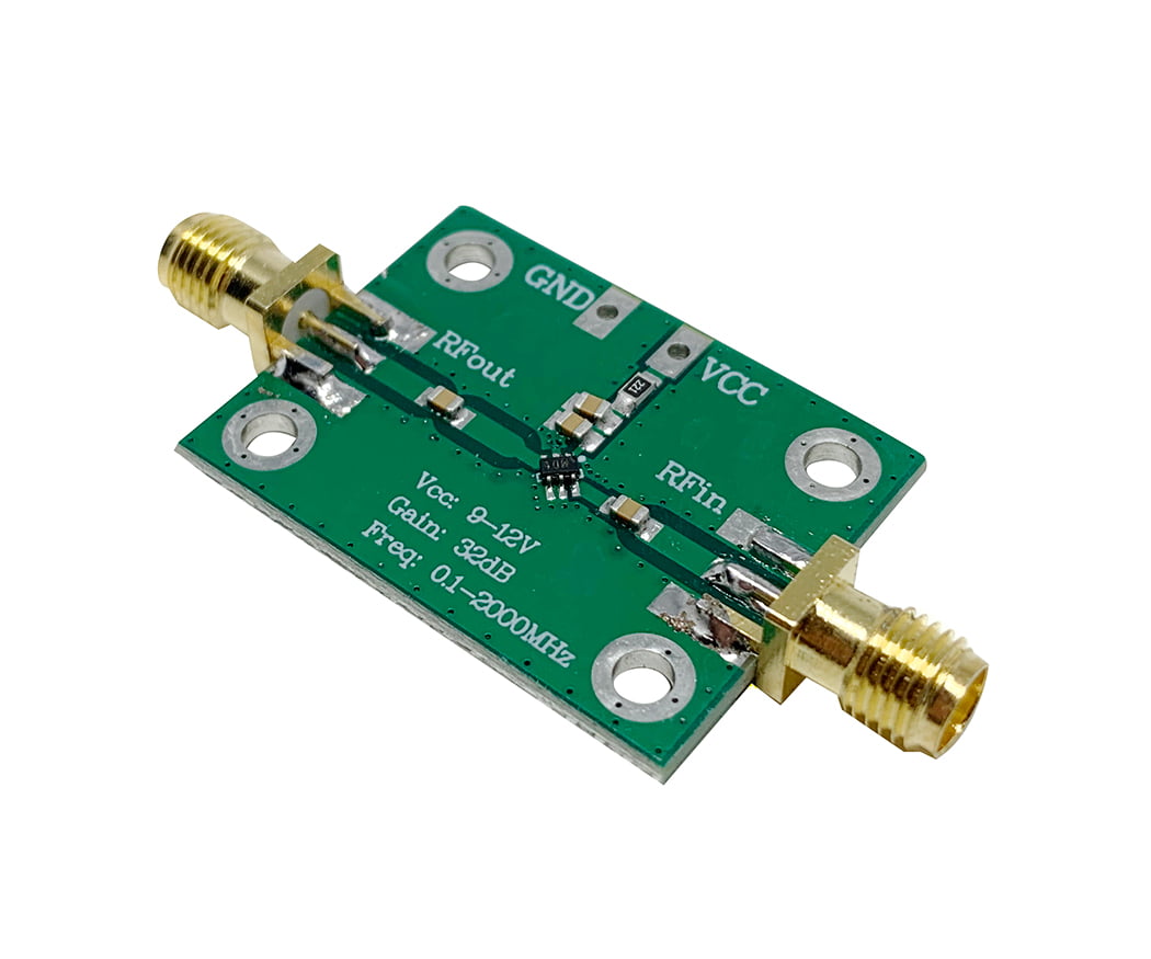 TOP 0.1-2000MH​z RF Wideband Amplifier 30dB low-noise LNA Broadband Receiver 
