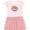 Pink With Stripes, variant on Inktastic Corgi Dog Gift Puppy Gift Toddler Girl Dress