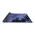 thumbnail image 2 of Ahgly Company Indoor Square Oriental Blue Industrial Area Rugs, 4' Square, 2 of 4