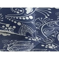 thumbnail image 3 of Ambesonne Oriental Flowers Quilted Bedspread Set 3 Pcs, Chinese Floral, Queen, Dark Lavender White, 3 of 4