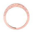 thumbnail image 3 of 0.15 Ct FG/VSS1 Diamond 14K Rose Gold Wedding Band Women Wedding Engagement Jewelry, 3 of 3