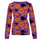 thumbnail image 5 of Sudadera de manga larga para mujer, blusa con estampado de costura y blusas sueltas Pompotops gfhjh2070, 5 of 5