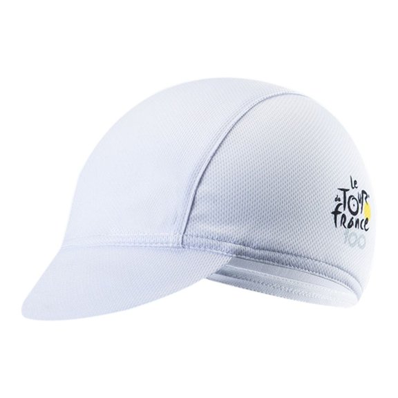 Breathable Bicycle Summer Mesh Fabrics Quick-Drying Cycling Hat Helmet Liner Bicycle Riding Cap WHITE