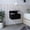 Black, variant on Modern floating style / One drawer and middle shelf / Perfect for bedroom use