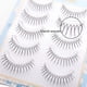 thumbnail image 5 of Pestañas postizas estilo grupo femenino tipo VU con raíces claras pestañas naturales de una sola pieza con tallo transparente, 5 of 5