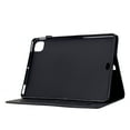 thumbnail image 4 of Case for iPad 7th 10.2" 2019 & iPad 8th 10.2" 2020 & iPad 9th 10.2" 2021 PU Leather Embossed Flower Cats Smart Cover Case with Auto Sleep/Wake,Black, 4 of 10