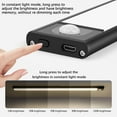 thumbnail image 6 of Christmas Savings! Cbcbtwo Smart Home Lighting, Ultra-Thin Motion Sensor Cordless Rechargeable Lights, 8" Length 1.2W 95LM, Motion Activated LED Night Light for Home Stairs Closet - Warm White, 6 of 9