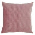 thumbnail image 4 of Fennco Styles Pinsonic Velvet Decorative Throw Pillow 18" W x 18" L - Dusty Rose Square Cushion for Home, Couch, Bedroom, Living Room and Office Décor, 4 of 4