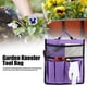 thumbnail image 3 of Bolsa de herramientas plegable para jardín (morado), organizador colgante portátil para carrito de trabajo al aire libre, bolsa de almacenamiento de herramientas para carrito de jardín plano, 3 of 5