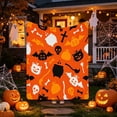 thumbnail image 2 of OutmaxHome Halloween Theme Print Throw Blanket, 39.4x59.1 Inch Soft Lightweight Comfortable Blanket, for Bedroom Livingroom Sofa Holiday Party, 2 of 6