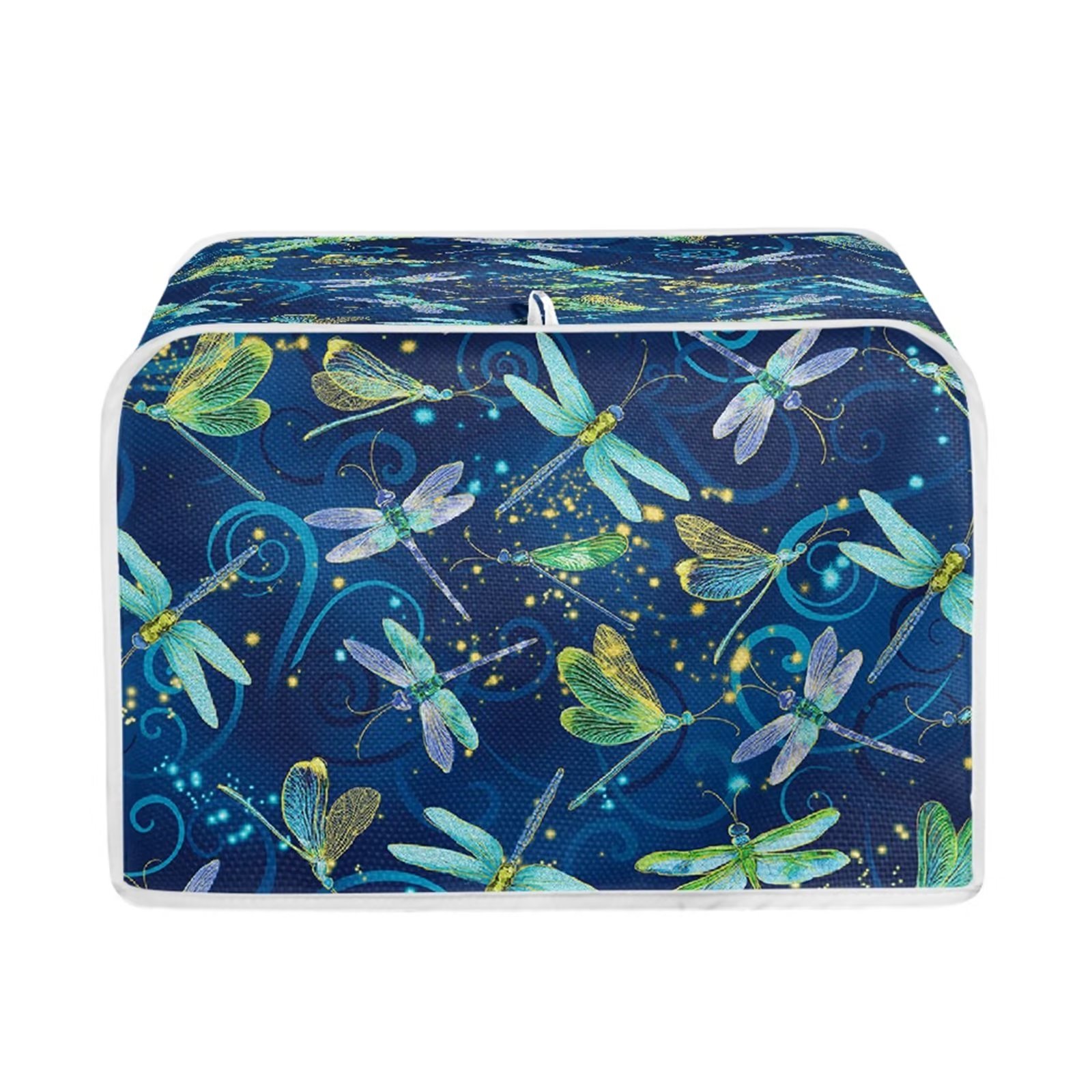 FKELYI Glitter Dragonfly Toaster Cover Reusable Toaster Covers 4 Slice