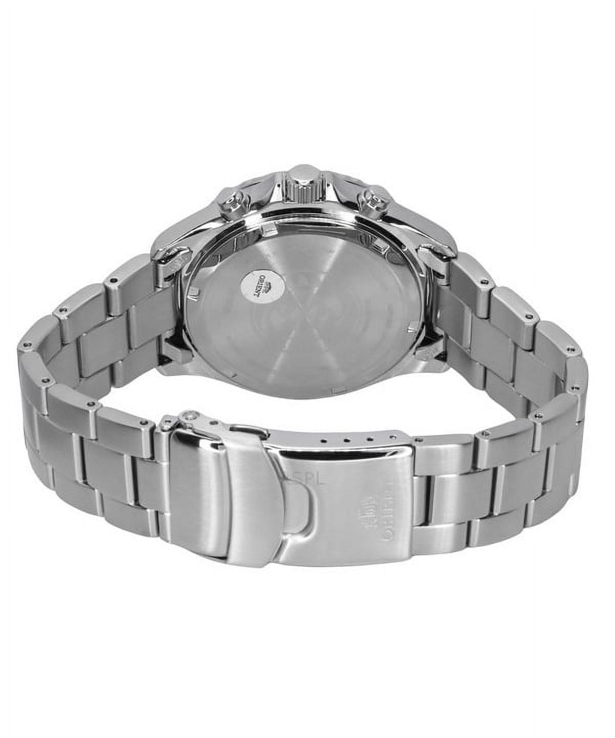 Orient Sports Solar Powered Chronograph White Dial Men's Watch RA