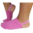 thumbnail image 2 of Halfsox-Women’s Casual No Show Half Socks for Sling-back shoes Medium/Large Pink 1 Pair, 2 of 2