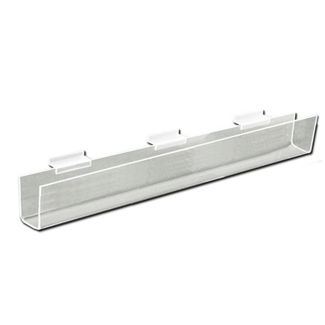 0.13 x 36 in. Slatwall JRack Flat Bottom for Book