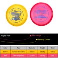 thumbnail image 3 of Graflsoa U-Helios Transparent Yellow Golf Disc - Professional Fairway Driver, 210mm Diameter, 165.8g, Durable Plastic for All Players, 3 of 6