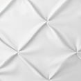 thumbnail image 3 of Mainstays Euro Microfiber Pintuck Pleat Pillow Sham, White, 26"x26", 3 of 6