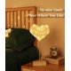 thumbnail image 2 of Lámpara de escritorio decorativa, lámpara de noche LED con forma de corazón a pilas, luz de noche blanca cálida, decoración de mesa para Navidad, hogar, dormitorio, Ramadán, color blanco., 2 of 5