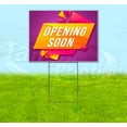 thumbnail image 1 of Opening Soon Bright V1 (18" x 24") Yard Sign, Includes Metal Step Stake, 1 of 6