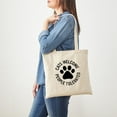 thumbnail image 3 of CafePress - Cats Welcome People Tolerated Tote Bag - Unisex Canvas Tote Bag, Beige, 1-Piece, 3 of 6