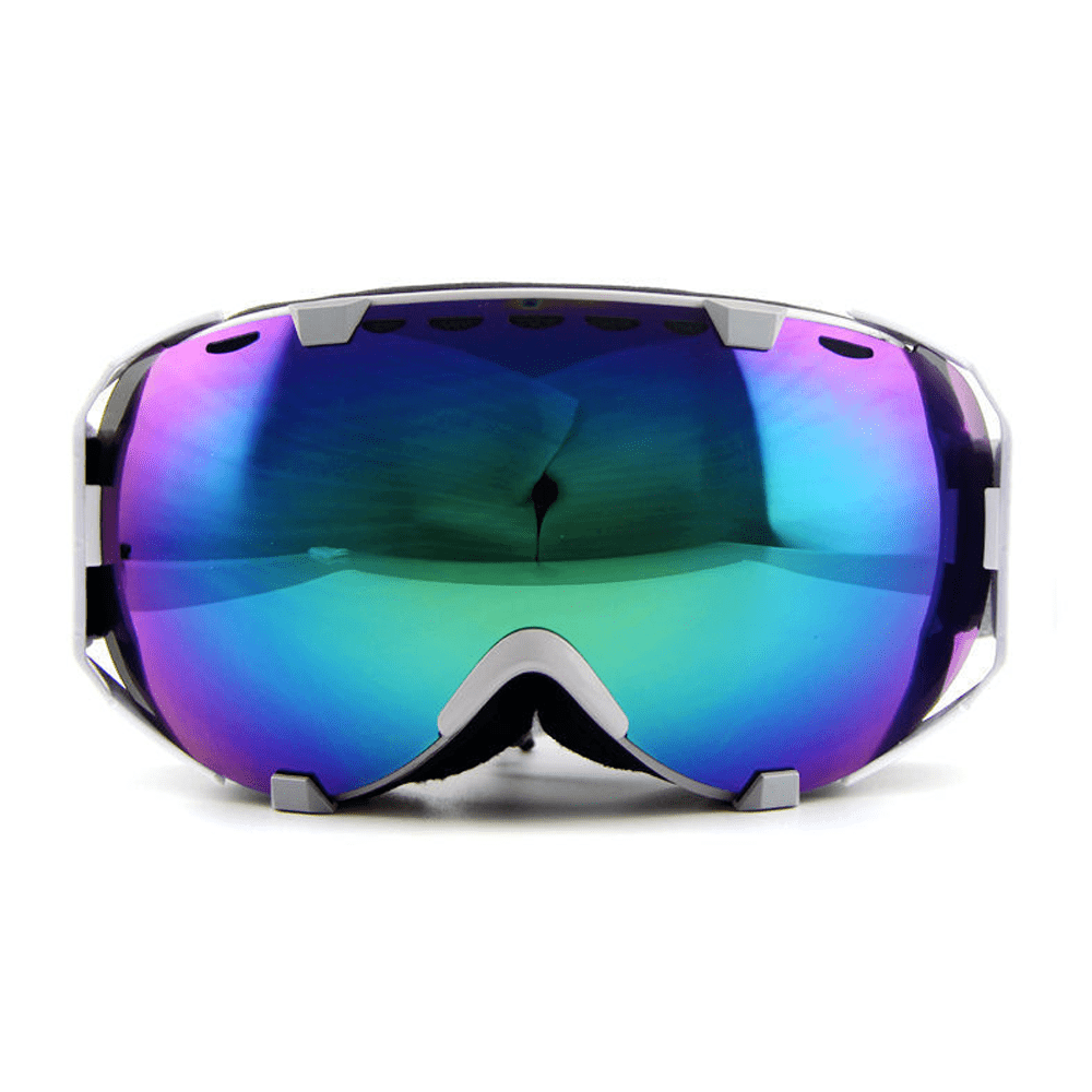 Ediors Windproof Snowmobile Ski Snow Goggles Eyewear Anti Fog Double Lens All Mountain UV Protection (105-9, Revo... by Ediors