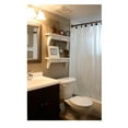 thumbnail image 3 of 4PC Heavy Duty Vinyl Shower Curtain Grommets Liner Magnetic Frosted Clear 70x72, 3 of 5
