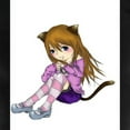 thumbnail image 3 of CafePress - Chibi Cat Pajamas - Women's Dark Pajamas, 3 of 4