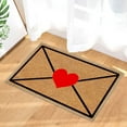 thumbnail image 3 of Vggrvlo Love Note Valentine’s Day Doormat Heart Doormat Valentine’s Day Decor Spring Doormat Home Kitchen Balcony Decoration 16"x24", 3 of 5