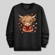 thumbnail image 4 of Ceisia Men's Regular-Fit Crew-Neck Heart-Yak Printed Casual Sweatshirt Gift, 4 of 6