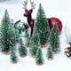 thumbnail image 4 of 50 ÁRboles de Navidad Artificiales en Miniatura, 5 TamañOs, con Base de Madera para DecoracióN, Manualidades, DecoracióN de Fiestas, Manualidades, 4 of 5