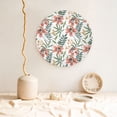 thumbnail image 5 of Salouo Lilies Flowers Pattern Bone China Decorative Plate,Holiday Decor Decorative Ceramic Plates with Stand Elegant Home DéCor for Hallway/Living Room/Bedroom-6in, 5 of 6