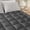 Gray, variant on Vccoem Cooling Mattress Topper Queen White, Extra Thick Quilted Mattress Pad, Deep Pocket Fit, Breathable Plush Bed Topper, Hypoallergenic