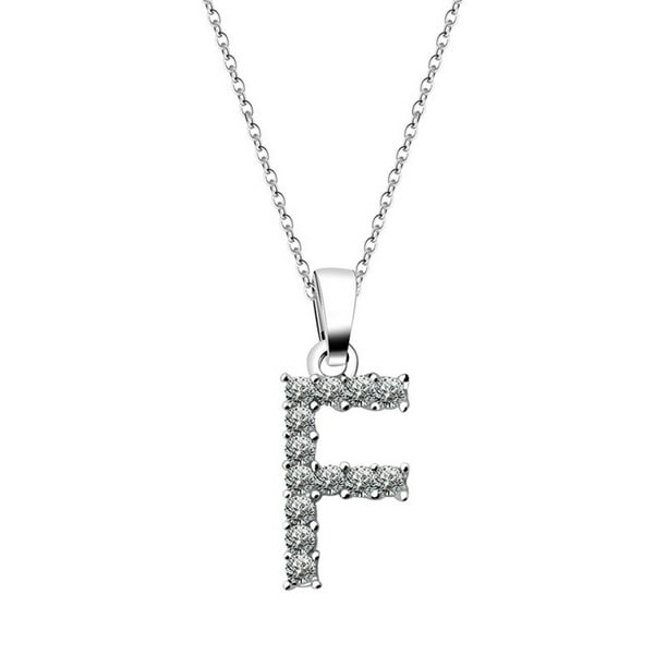 Moda mujer regalo 26 letra inglesa nombre cadena colgante collares joyería Wmkox8yi sjalhkljlk5596