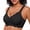 Black Jacquard, variant on Women's Jelly Bra, No Underwire Scalloped Push Up, Buttery Soft T-shirt Seamless Full Coverage Convertible Everyday Bra, Sizes S to 3XL
