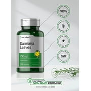 Damiana Leaf Extract | 750mg | 200 Capsules | by Horbaach