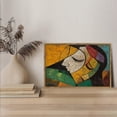 thumbnail image 4 of Abstract Figure Expression Colorful Horizontal Canvas Wall Art with Lightweight Foam Frame - Durable and Ready to Hang, Modern Decorative Print for Living Room, Bedroom, Or Office, 4 of 7