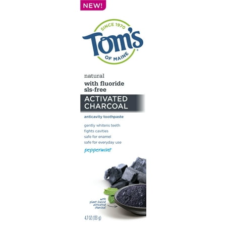 Tom's of Maine Charcoal Anticavity Toothpaste,