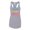 Heather Grey, variant on Surf, Sunshine, and Sangria Summer Time Beach Women's Racerback Tank Top-Heather Grey-xxl