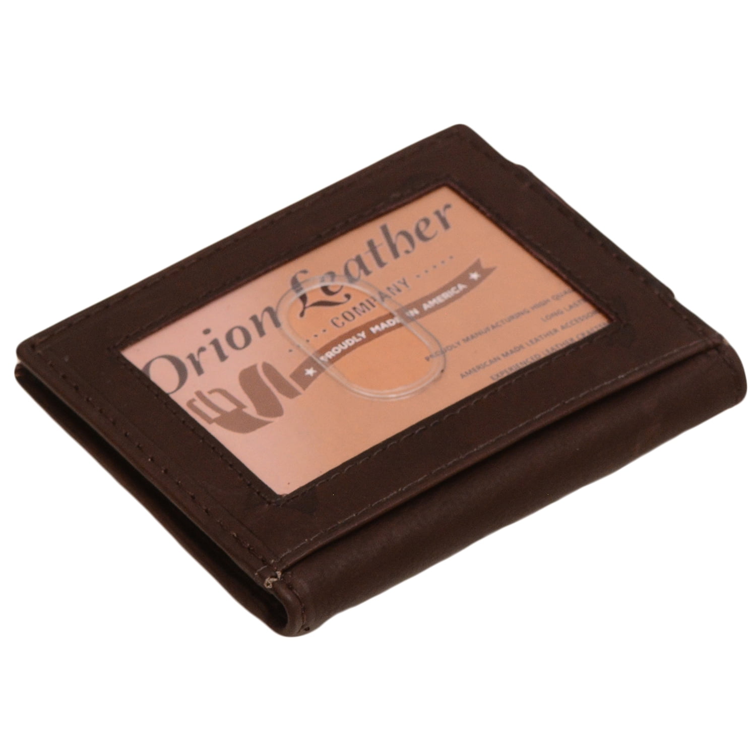 Paul&Taylor Men's Bifold Leather Wallet Money Clip Inside