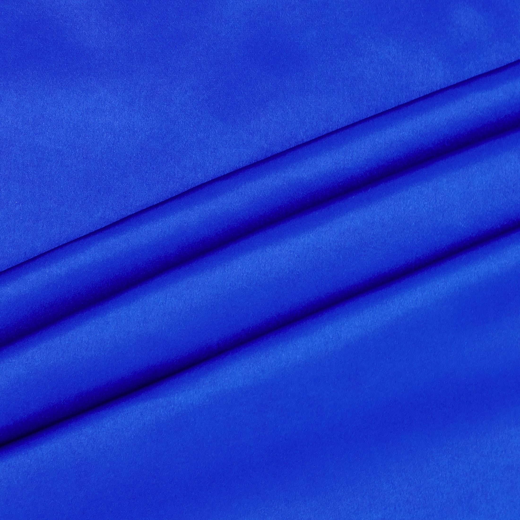 Hello Hobby 59” x 72” 100% polyester crepe back satin 2 yard precut fabric, Navy, 59" wide for sewing & crafting