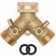 thumbnail image 1 of Garden Two-Way Ball Valve Y-Type Diverter Valve (Type A 2 Washers), 1 of 5