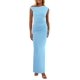 thumbnail image 1 of Vestido largo PRETTYGARDEN para mujer 2025, verano, azul claro, 1 of 9