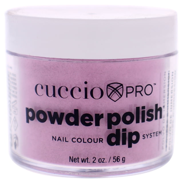 Sistema de inmersión Cuccio Pro Powder Polish Rosa intenso con purpurina rosa 1,6 oz