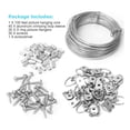 thumbnail image 4 of 100 Pcs Kit de Suspension pour Photo, 100 Pieds Fil Robuste pour Cadre de Miroir Photo, 4 of 7