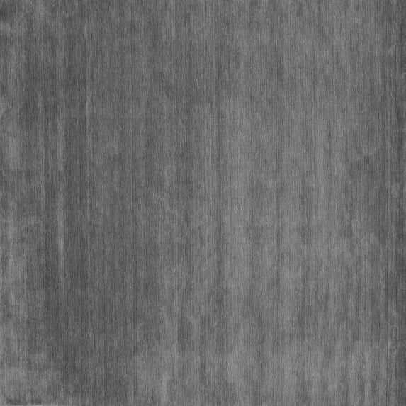 Ahgly Company Indoor Square Abstract Gray Contemporary Area Rugs, 8' Square