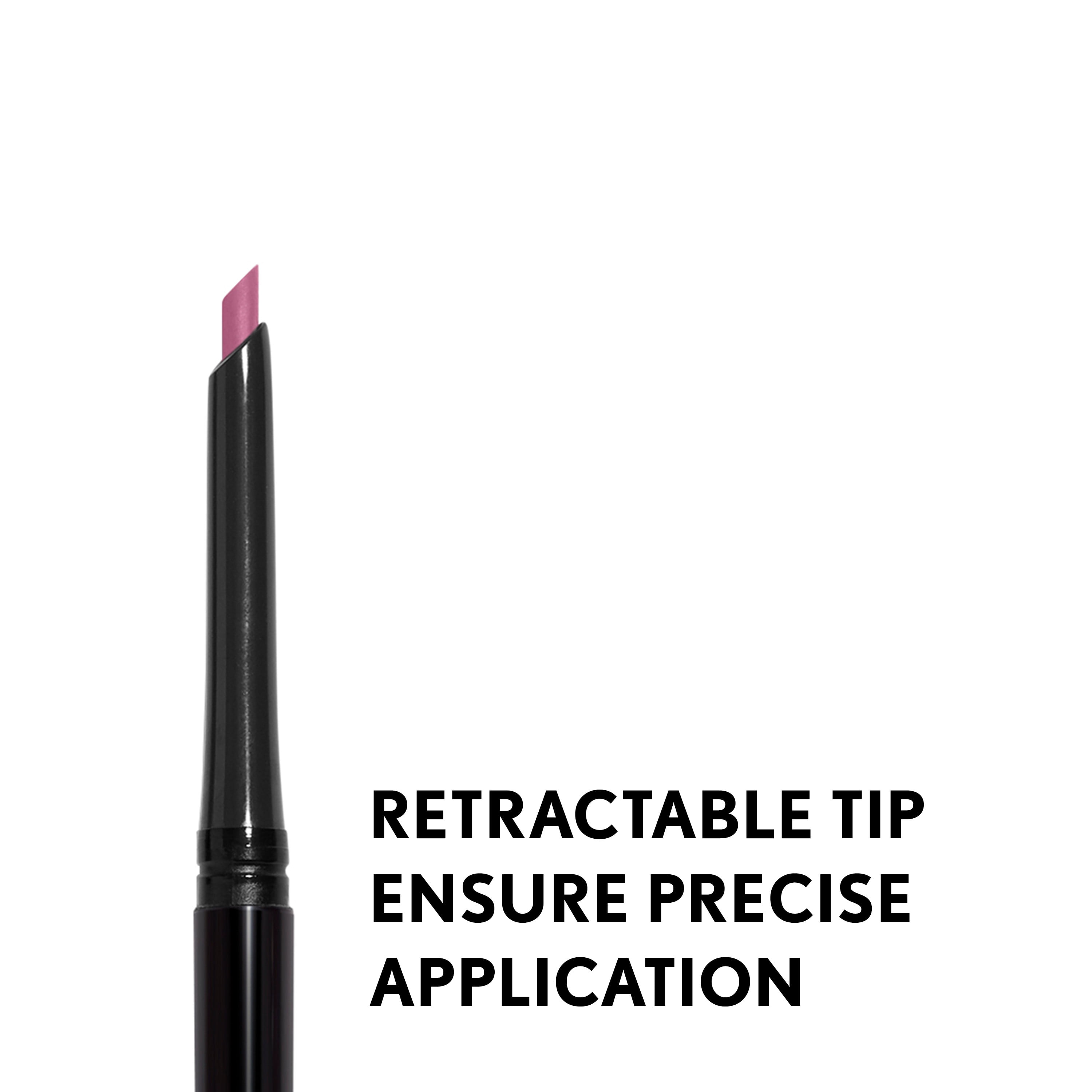 COVERGIRL Exhibitionist Lip Liner, 220 Cherry Red, Lip Crayon, Lip Makeup, Intense Pigmentation, Self-Sharpening Pencil, Easy Application, Instant Definition