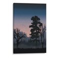 thumbnail image 1 of Cuadro decorativo - Forest at night, Grau Project 40x60 Canvas Lab Botánica, Ilustraciones, Paisajes, Naturaleza, Animales y naturaleza, Árboles, Bosques,, 1 of 2