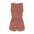 thumbnail image 6 of biudgviw Lounge Sets for Women Crewneck Crop Tank Top and Drawstring Shorts Matching Set Sleeveless Two Piece Beach Vacation Outfits, 6 of 6