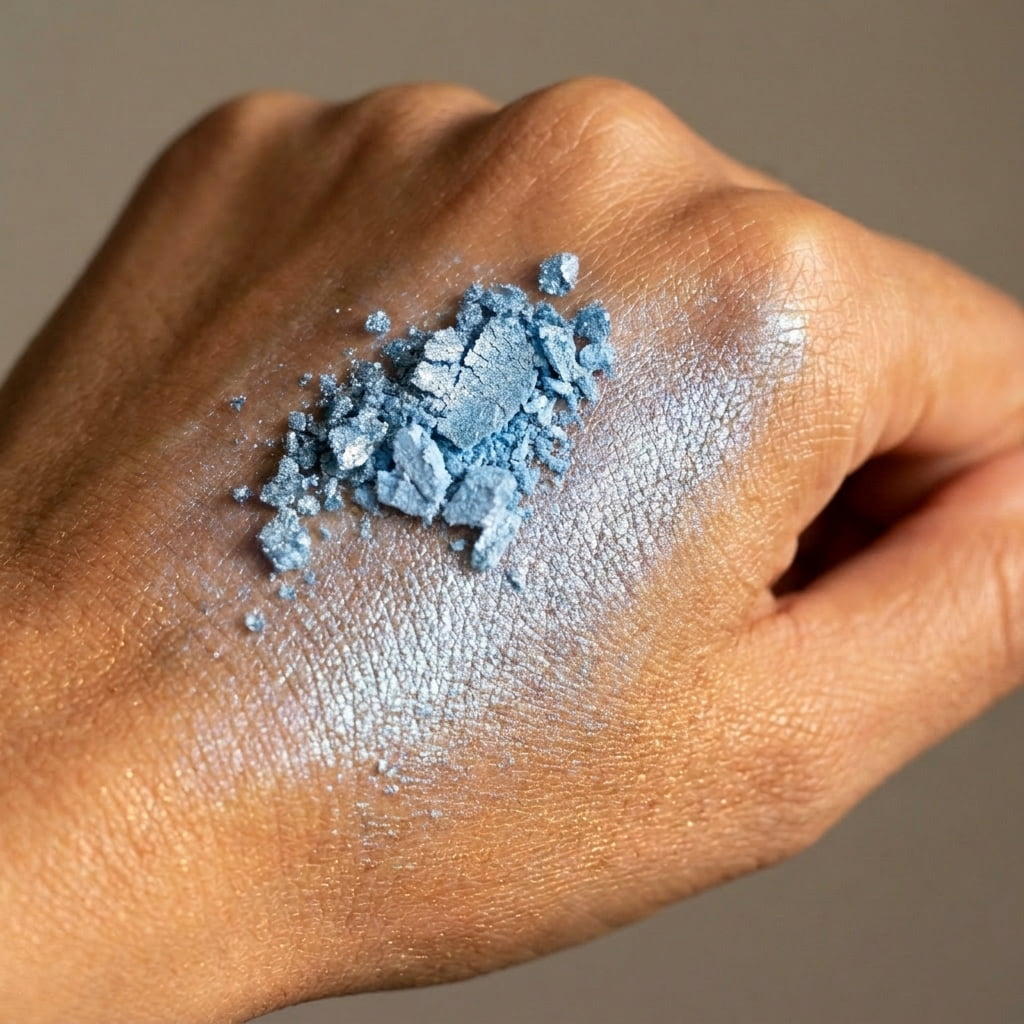 BLUE ICE LIGHT SKY BLUE LUXURY MICA COLORANT PIGMENT POWDER COSMETIC GRADE 4 OZ