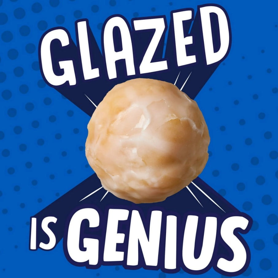 Kellogg's Frosted Flakes Glazed Donut Holes Original Breakfast Cereal, 10 oz Box