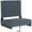Dark Blue, variant on Bowery Hill Grandstand Comfort Seat in Aluminum Frame in Dark Purple